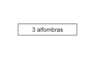 Logotipo de 3 Alfombras